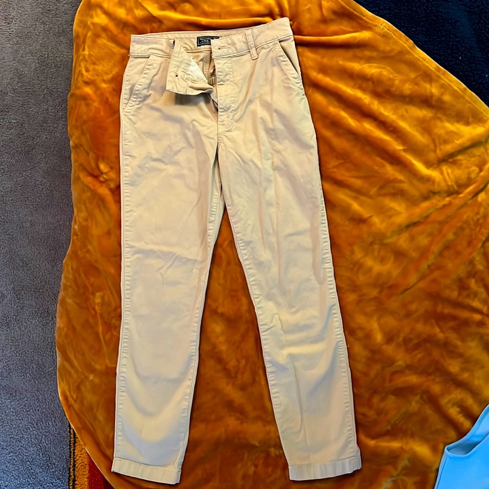 Size 26 or two Abercrombie and Fitch khaki mid rise pants